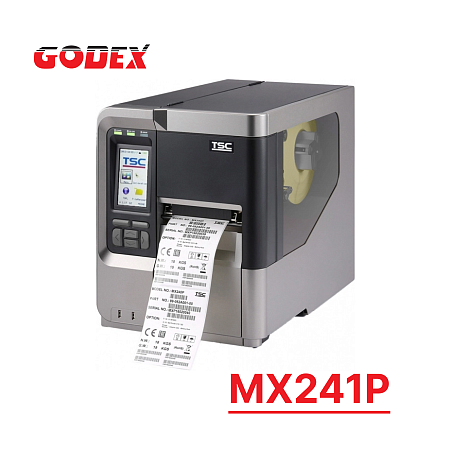 Промышленный термотрансферный принтер этикеток TSC серии MX241P